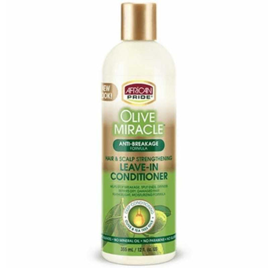 African Pride Olive Miracle Leave-In Cond. 355ml