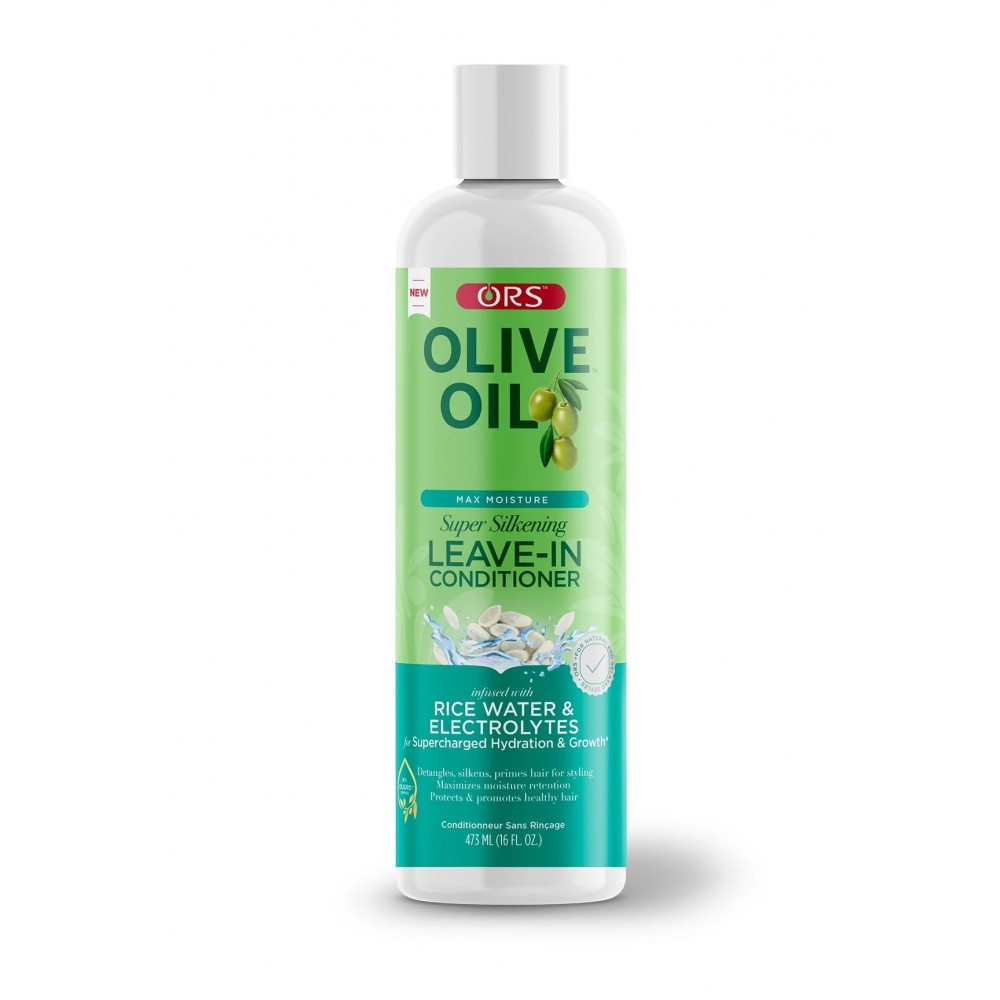 ORS Olive Oil Leave-in hydratation intense EAU DE RIZ 473ml (Max Moisture)