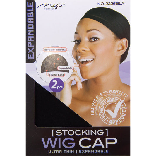 Magic Collection Women's Stocking Wig Cap Black - 2225Bla